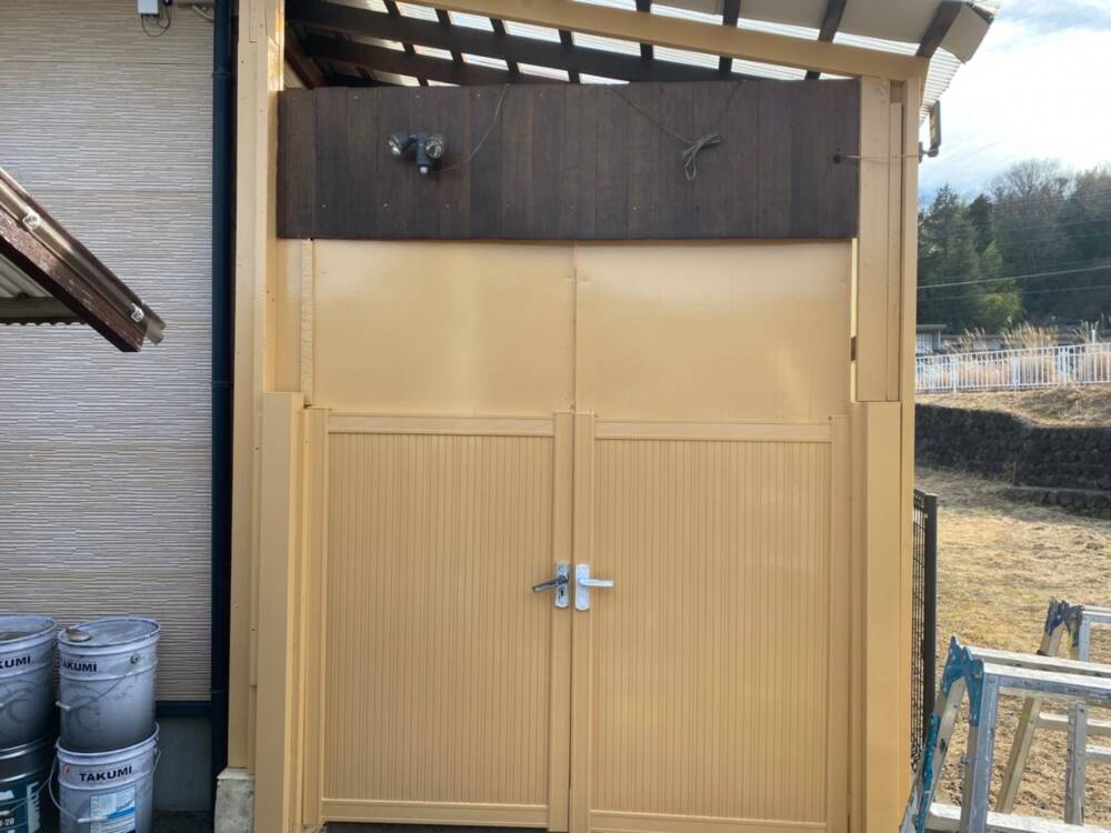 群馬県高崎市Y様　外壁一部塗装　木部塗装工事
