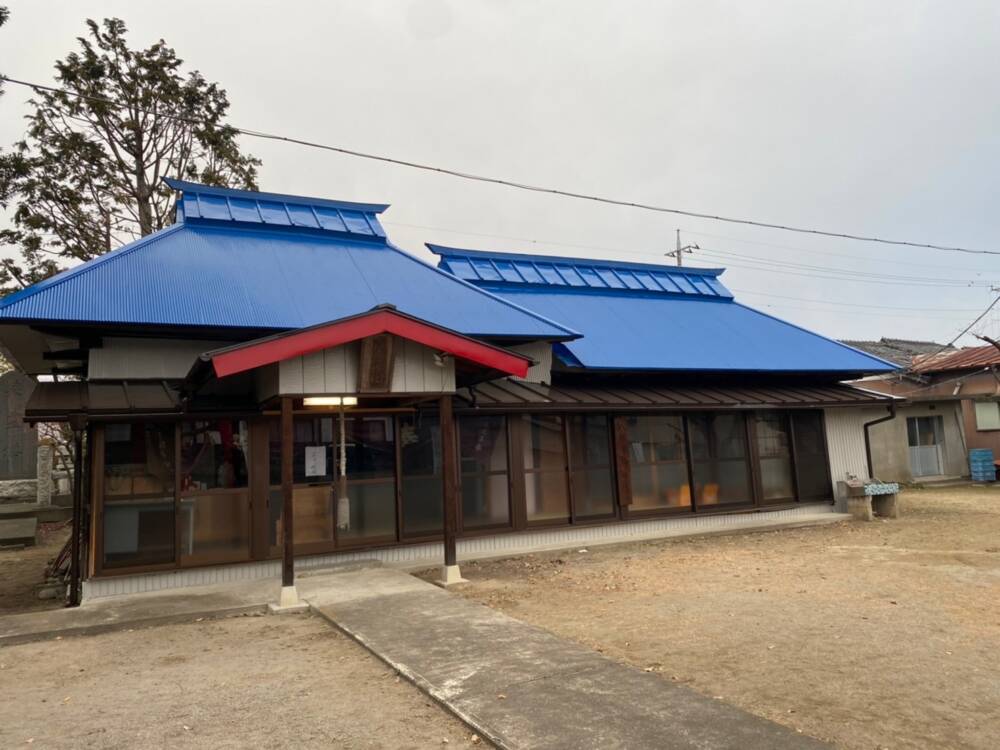 群馬県伊勢崎市　　八郎神社　様　外壁・屋根塗装
