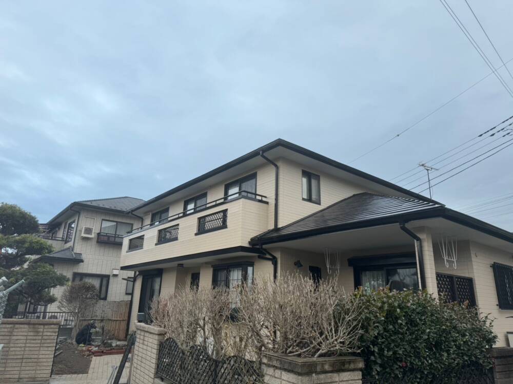 群馬県安中市K様邸　外壁・屋根塗装コーキング工事